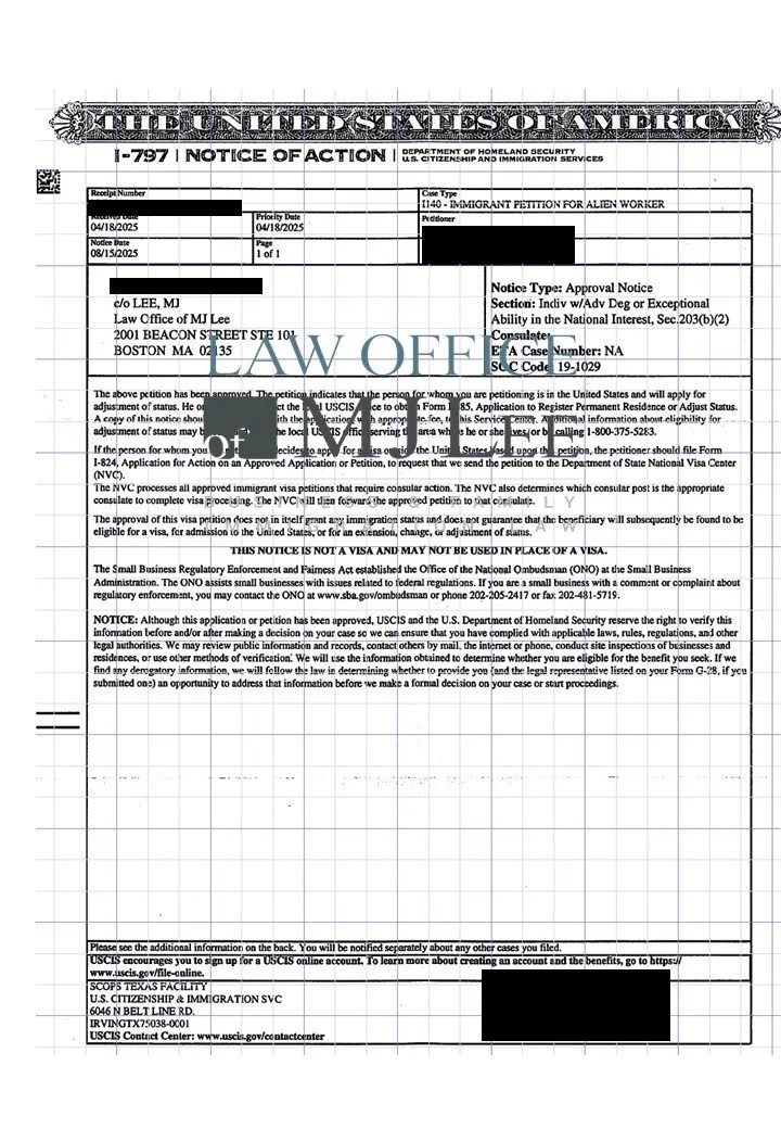 emiページ Success Stories </p> — Law Office of MJ Lee